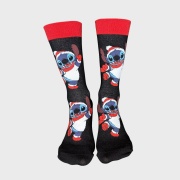 Stitch navideño negro