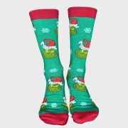 Caritas Grinch navideño verde