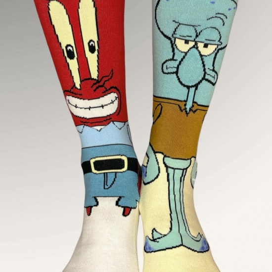 Dispar Calamardo y Don Cangrejo